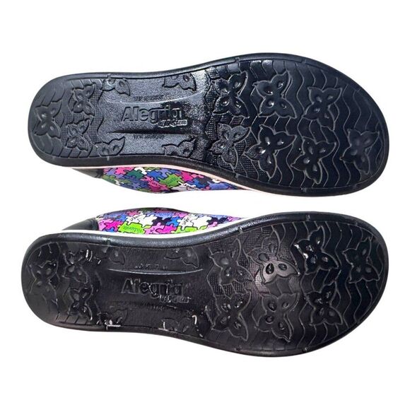 Alegria By PG Lite Womens Sneakers Size 40 9.5 Autism Essence Puzzle Print READ - Picture 3 of 12